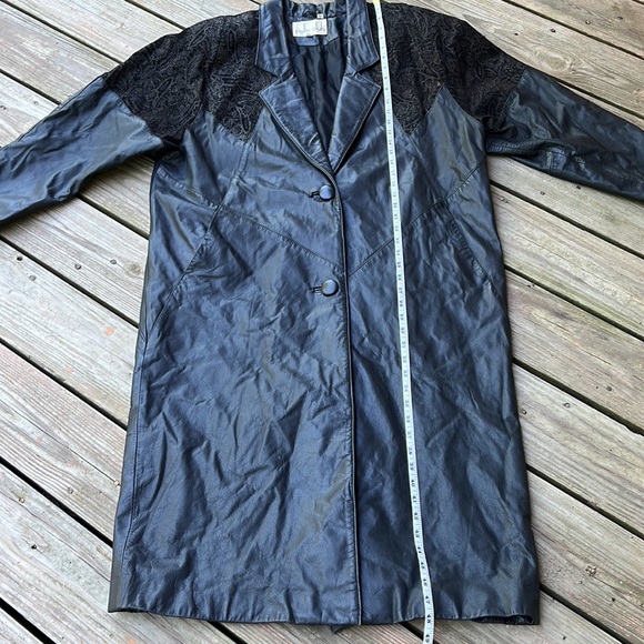 Vintage 80’s Pelle Club leather coat L - Picture 11 of 12